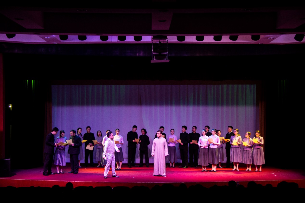 上海歌剧院创作演出的大型原创音乐剧《国之当歌》