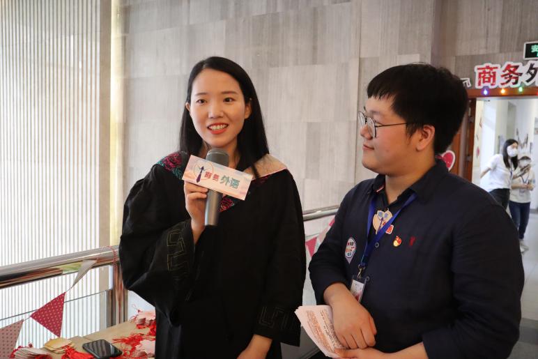 毕业生互动现场