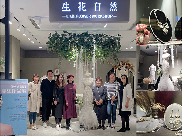 图为静安芮欧百货 学生作品展现场