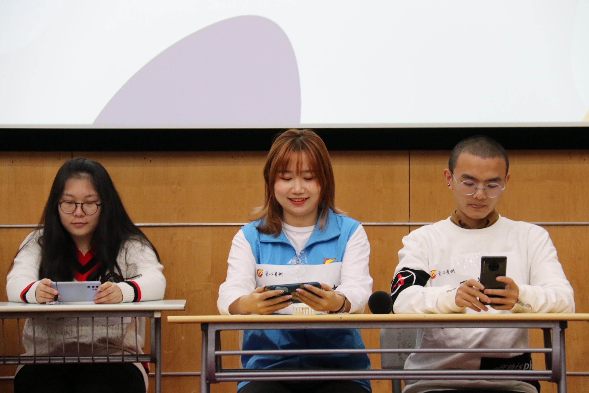 图为优秀志愿者项目展示 图为优秀志愿者项目展示