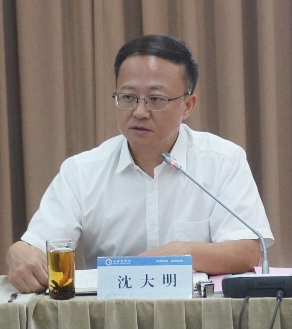 党委书记沈大明传达上海高校党的建设工作会议精神并讲话