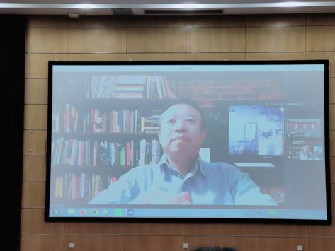 杨胜刚教授做客“上商大讲堂” 杨胜刚教授做客“上商大讲堂”