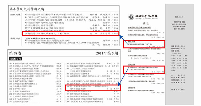图为近期我校学报两篇论文入选《高等学校文科学术文摘》)、 图为近期我校学报两篇论文入选《高等学校文科学术文摘》)、