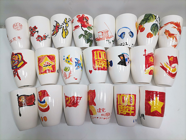 各具特色的瓷杯彩绘 各具特色的瓷杯彩绘