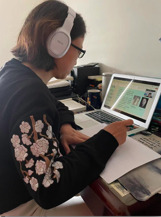 卢宁教学院长进行在线教学检查