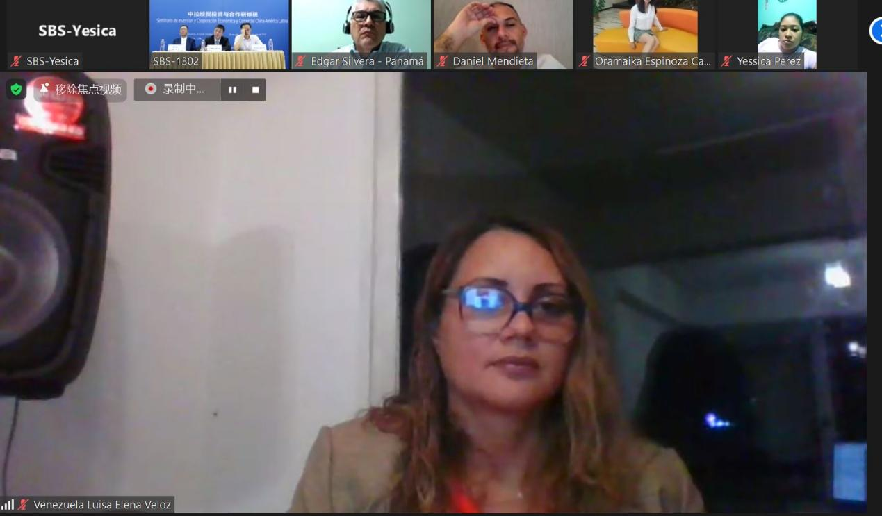 图为学员代表发言照片