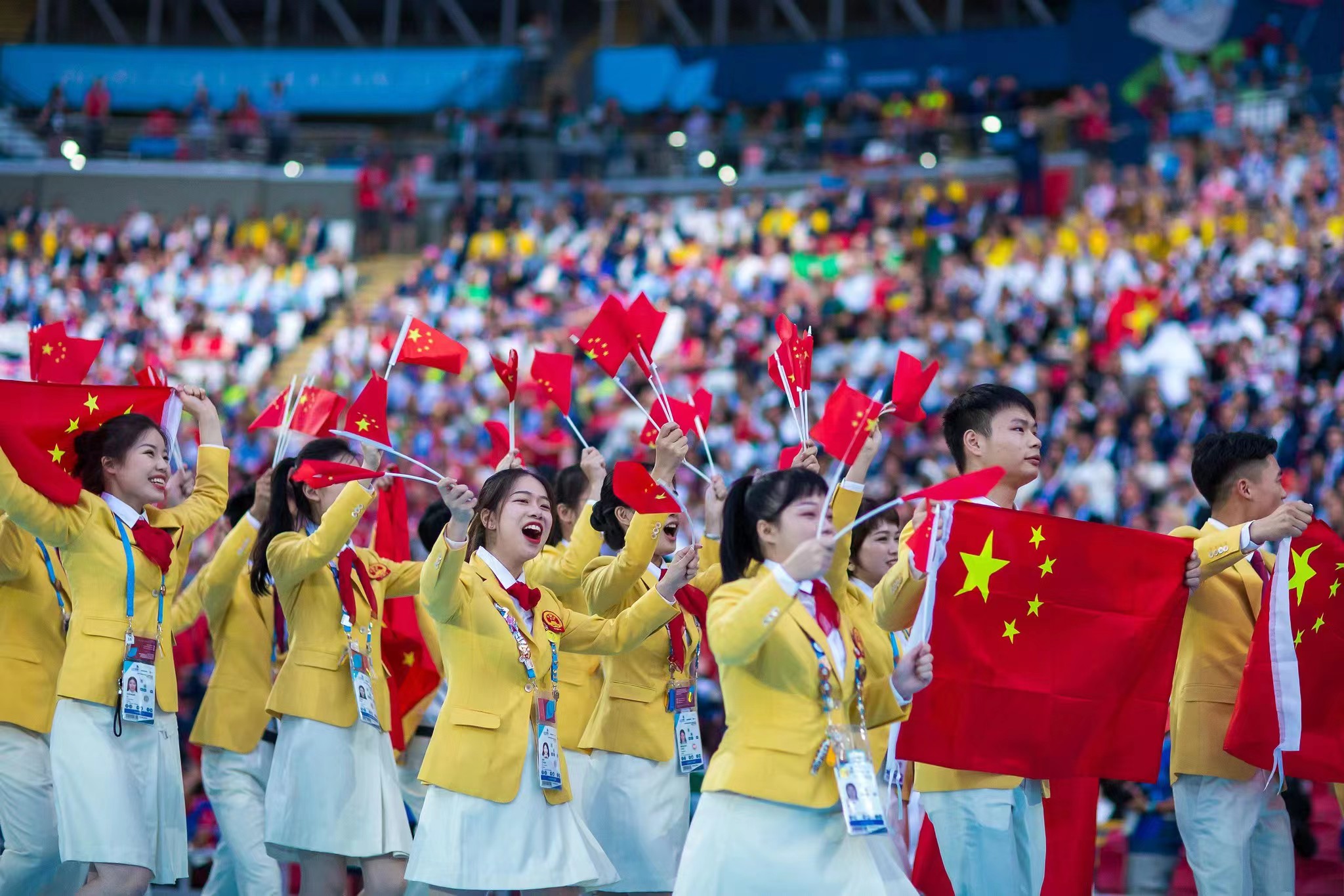 图为酒店接待项目学生陈值代表国家征战第45届喀山世界技能大赛 图为酒店接待项目学生陈值代表国家征战第45届喀山世界技能大赛