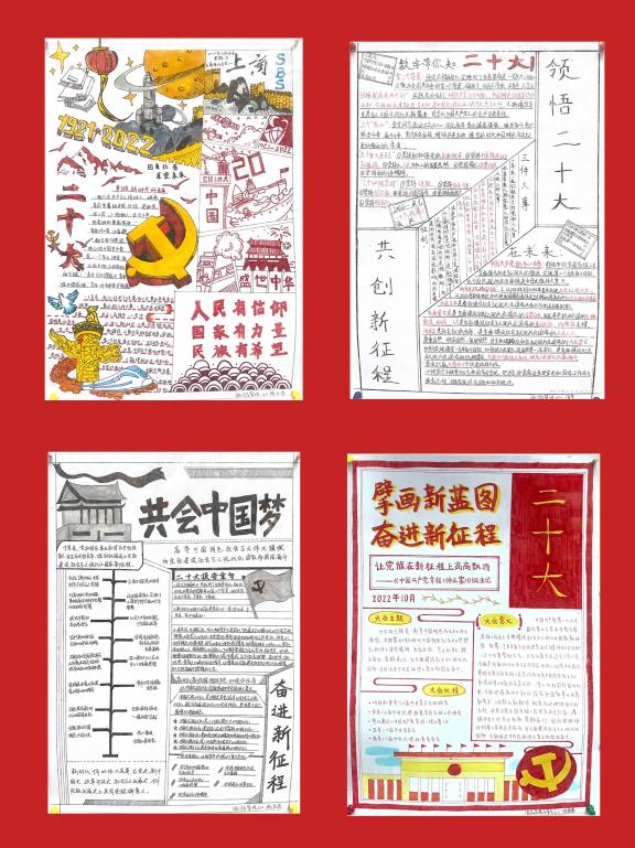 酒管学子“二十大”心得笔记作品展示 酒管学子“二十大”心得笔记作品展示