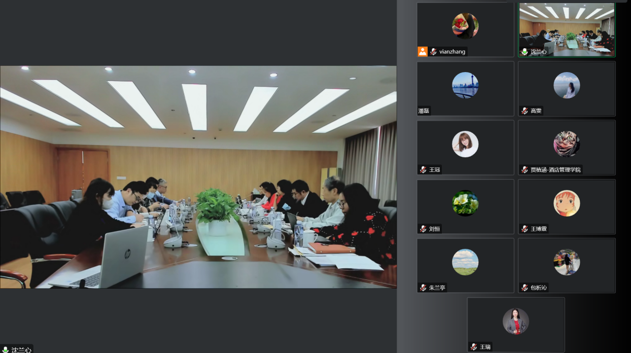 图为线上会议截图