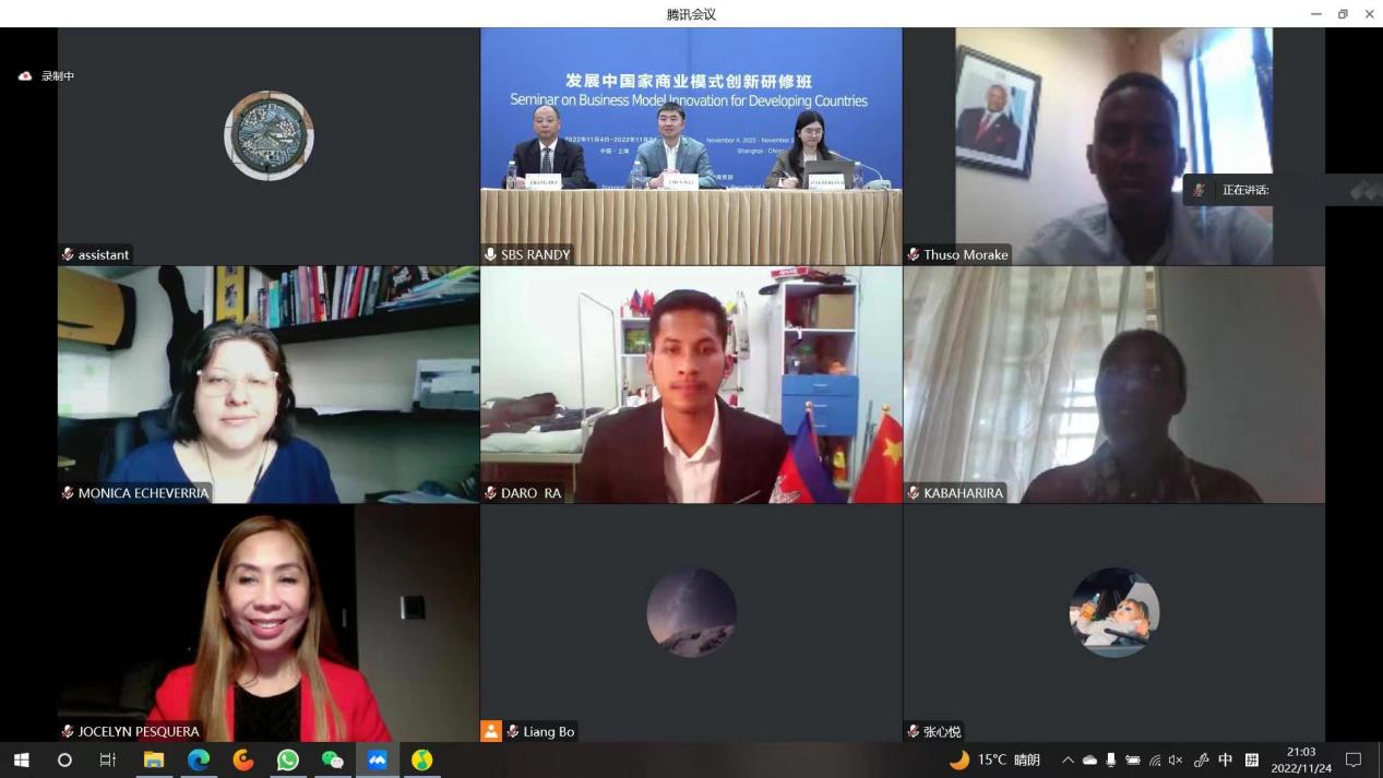 图为结业仪式线上合影 图为结业仪式线上合影