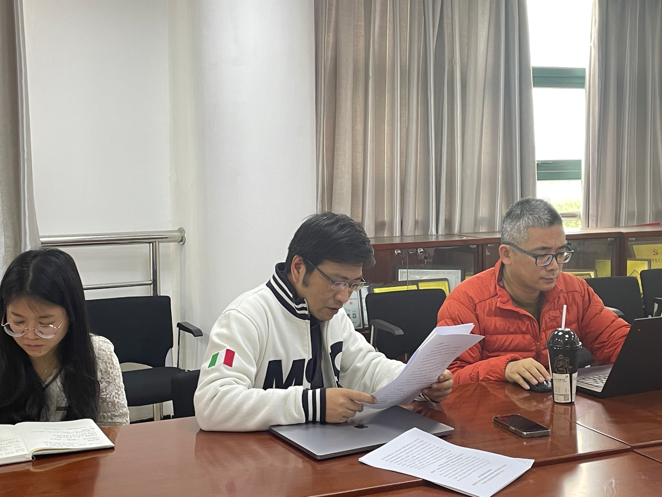 党总支书记宋晓光讲话