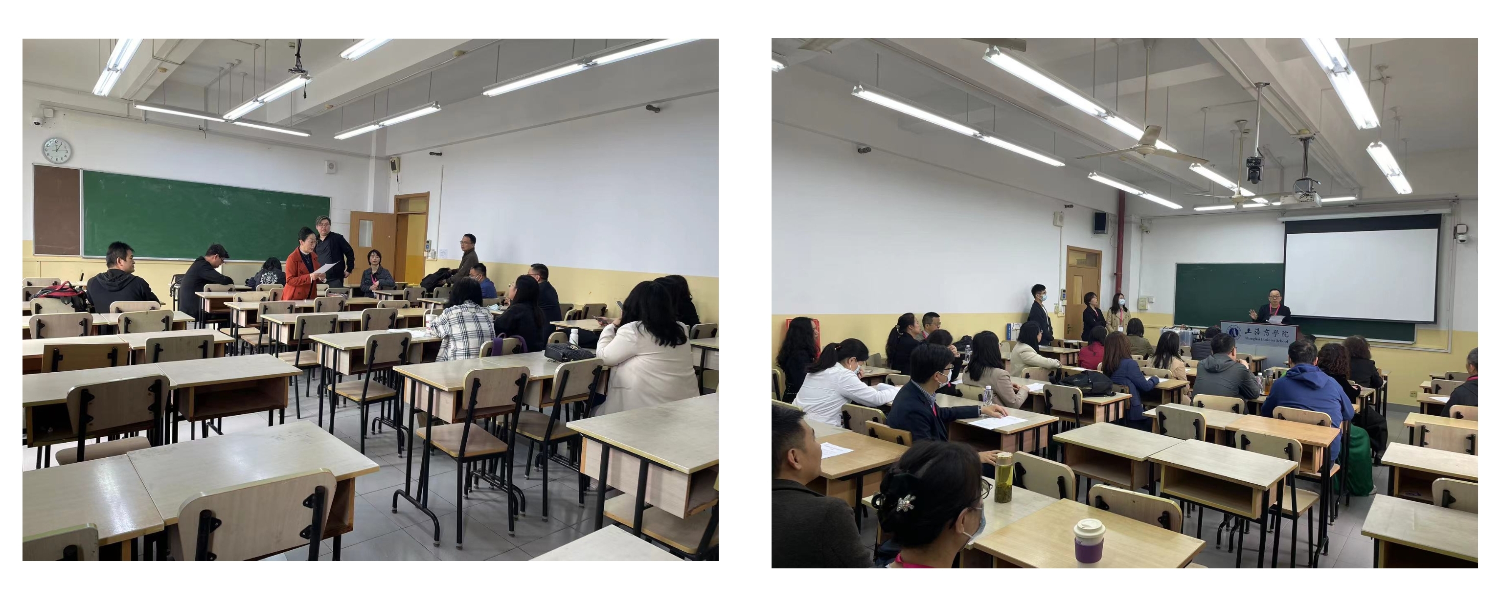 图为商务经济学院、酒店管理学院开展学院复试培训 图为商务经济学院、酒店管理学院开展学院复试培训