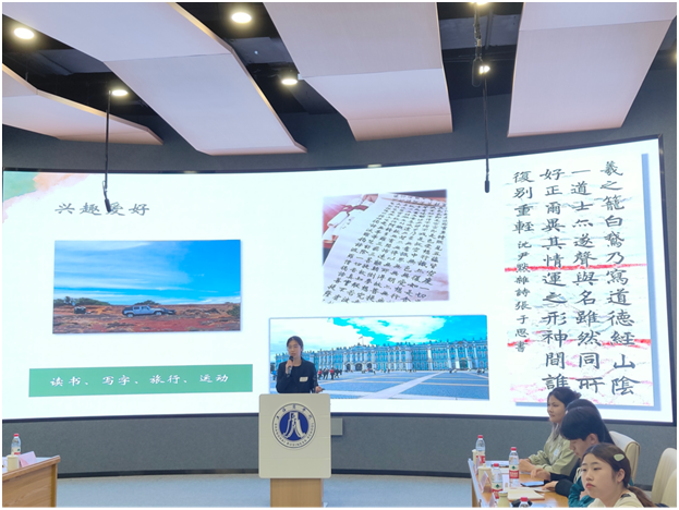 图为部分选手演讲现场 图为部分选手演讲现场