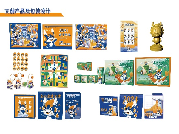 作品名称:中国邮政EMS品牌文创礼品设计 设计:吴黄涛同学 指导教师:王屹 作品名称:中国邮政EMS品牌文创礼品设计 设计:吴黄涛同学 指导教师:王屹