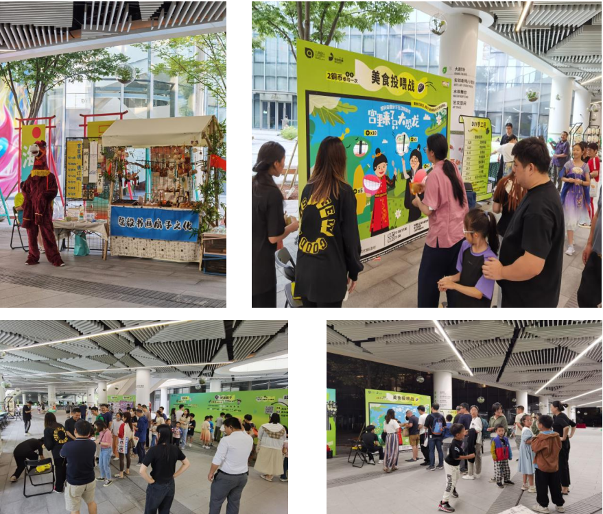 图2 志愿者们服务活动现场