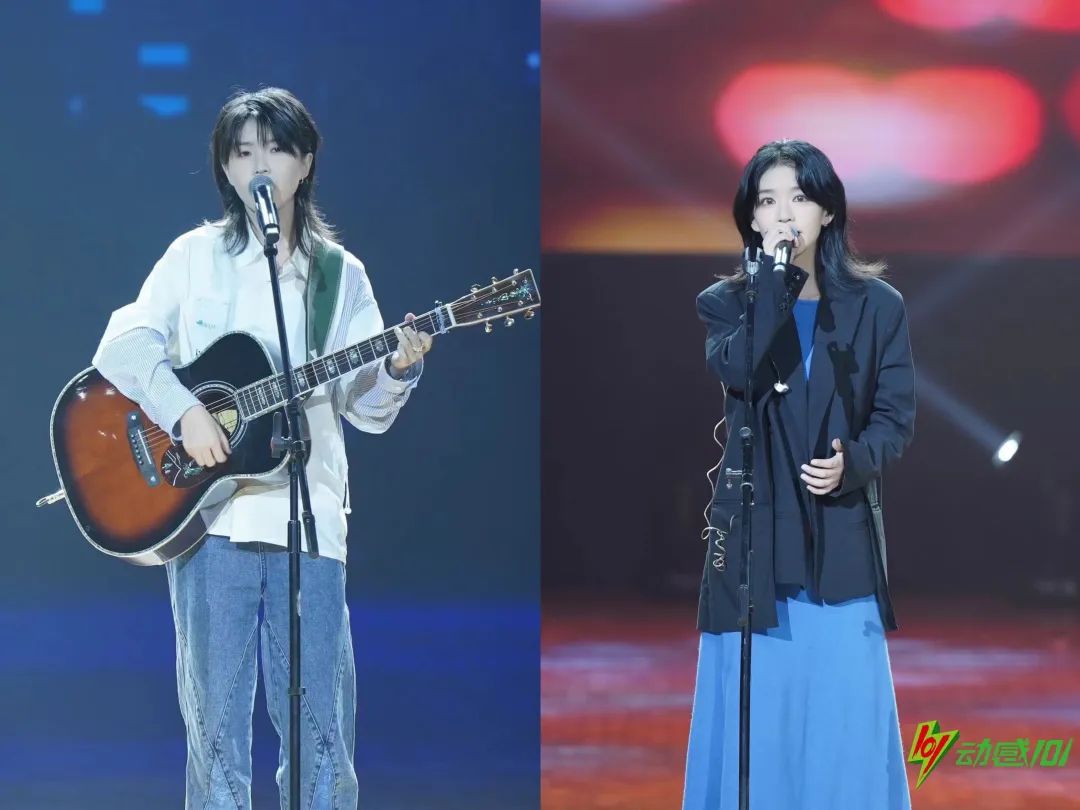 图为房东的猫在比赛现场演唱成名曲 图为房东的猫在比赛现场演唱成名曲