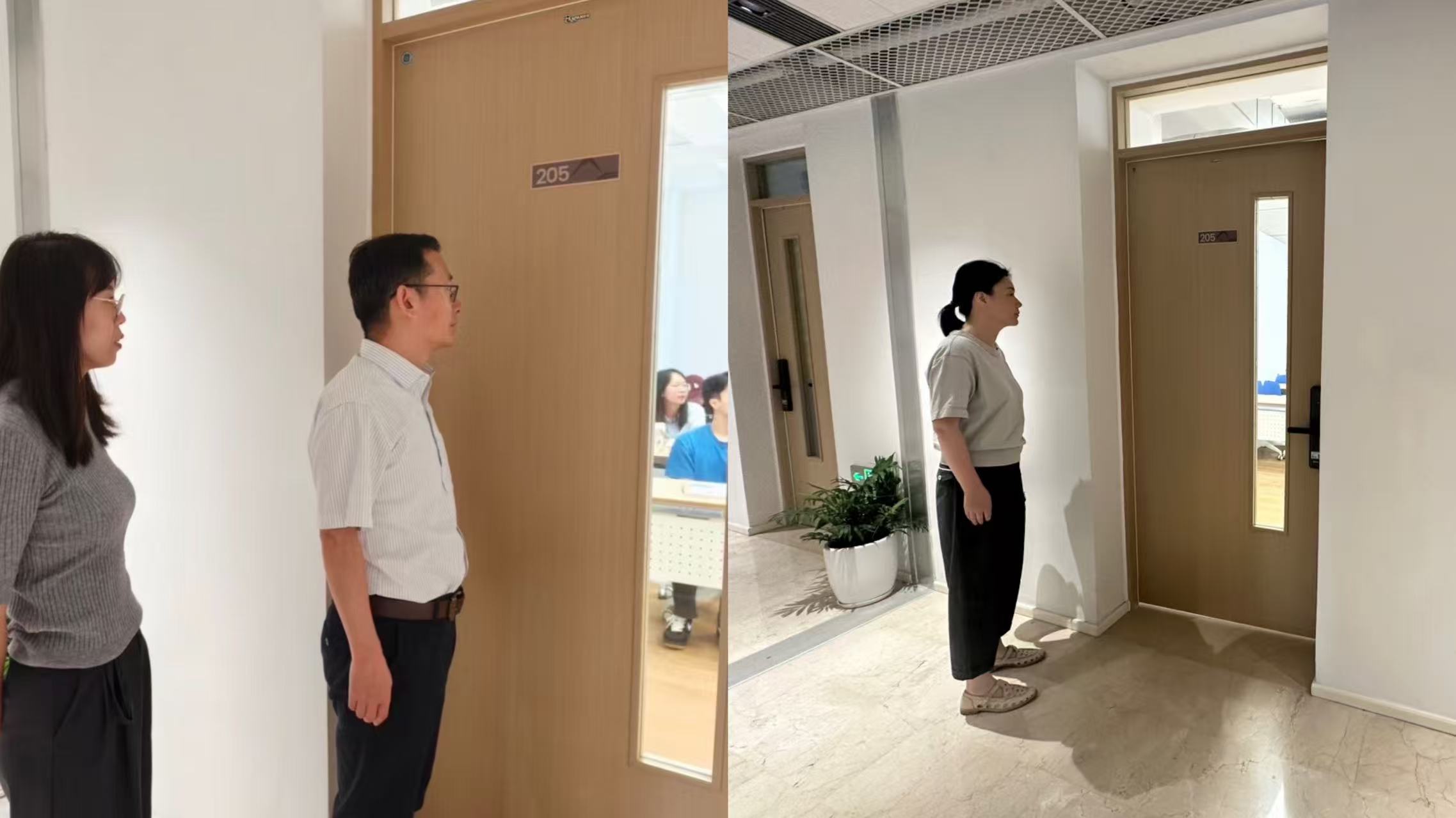 图为研究生处巡课情况